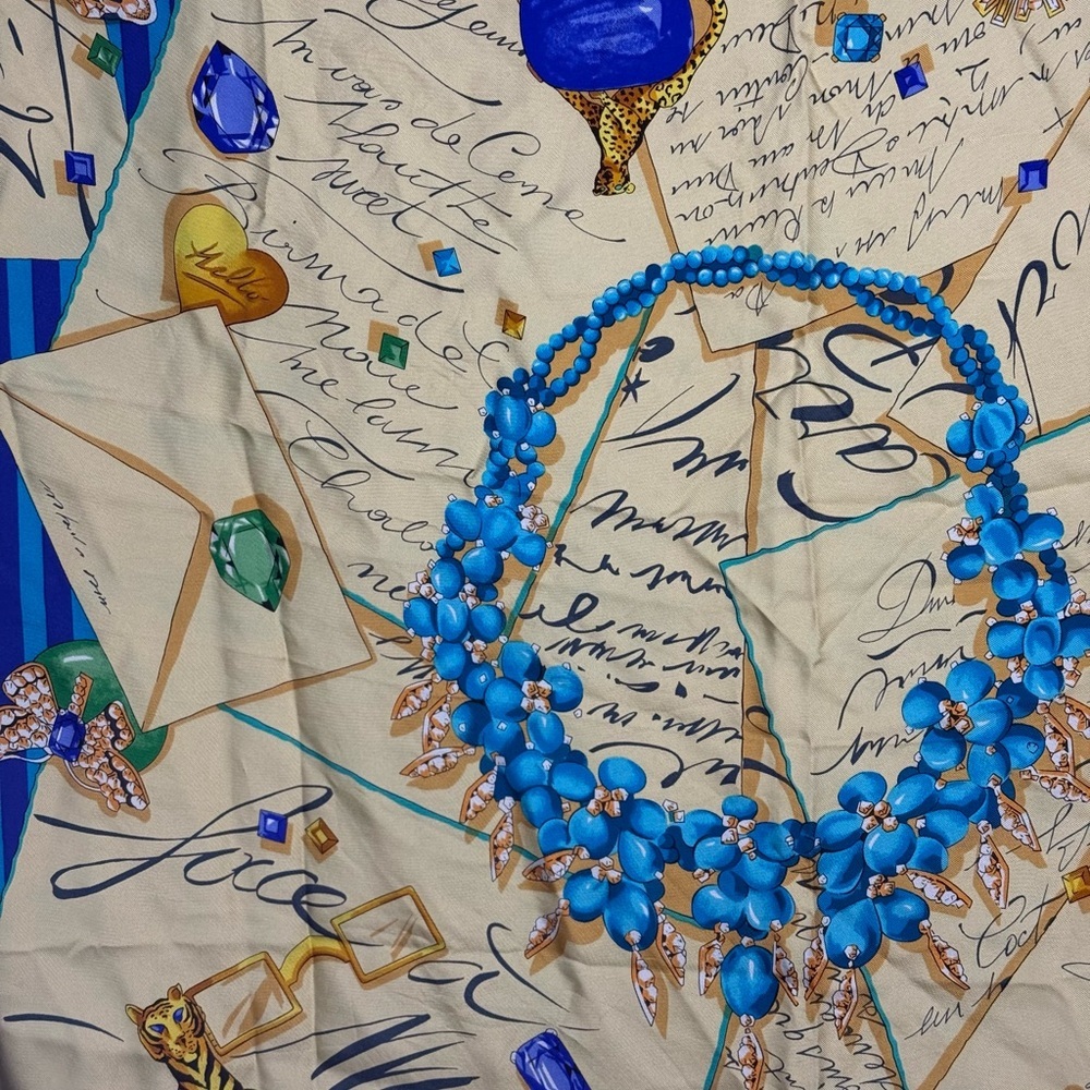 CARTIER SILK SCARF - Picture 1 of 1
